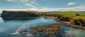 Pennan Coastline Panorama