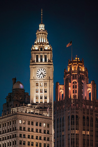 Wrigley Building Clock Tower