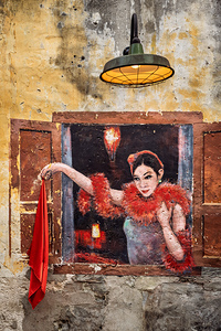 Woman with a Red Scarf