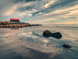Dunaverty Beach and Lifeboat Station