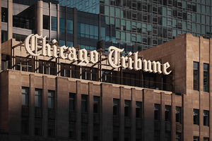 Chicago Tribune Sign