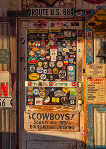 Hackberry General Store Door