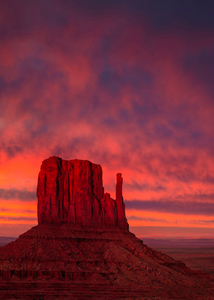 Last Light in Monument Valley