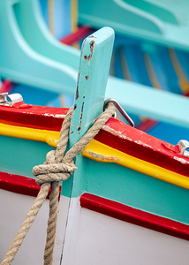 Maltese Luzzu Boat Tie