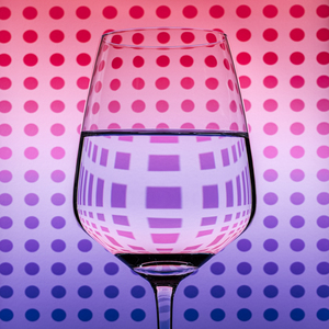 Circles and Squares Glass