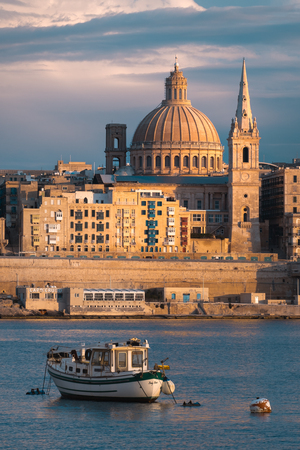 Evening Sunlight on Valletta