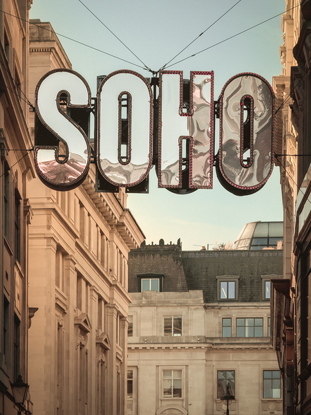 Soho Sign Print