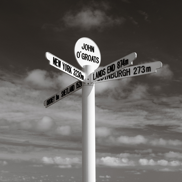 John O Groats Signpost Print