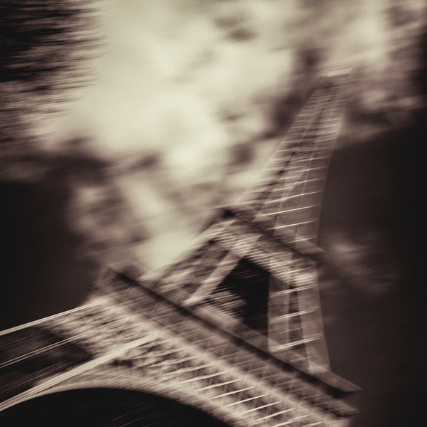 Eiffel Tower in Motion Print
