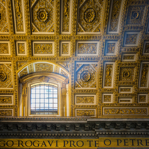 St Peters Basilica Window Print