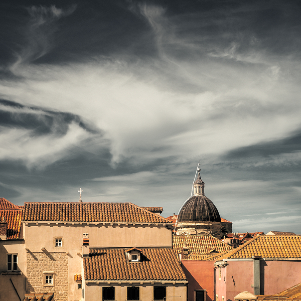 Dubrovnik Old Town Skyline Print