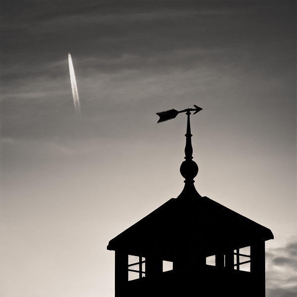 Weather Vane and Plane Print