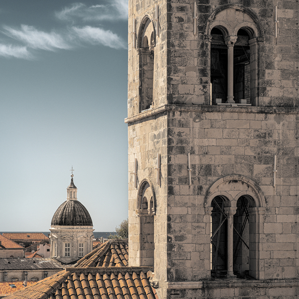 Dubrovnik Cathedral and Old Town Print