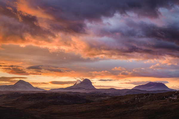 Lochinver Sunrise Print