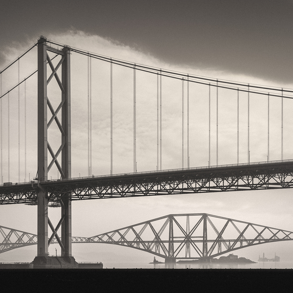 Forth Road and Rail Bridges Print