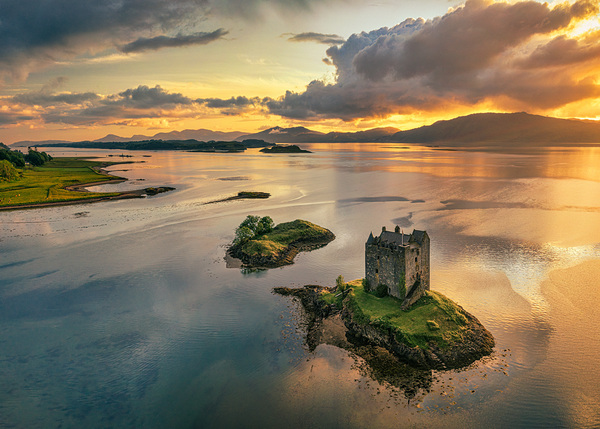 Castle Stalker Sunset Print