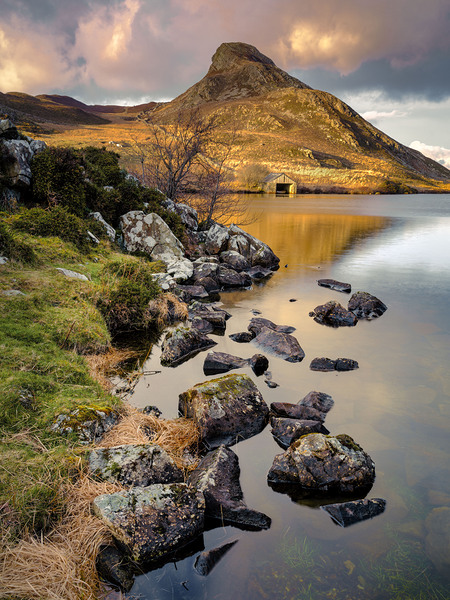 Cregennen Boat House Print