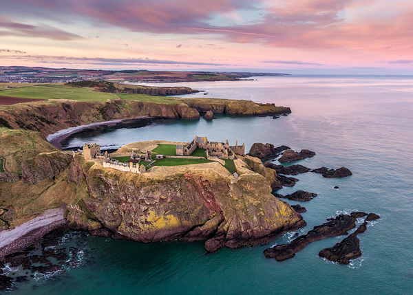 Dunnottar Castle Sunset Print