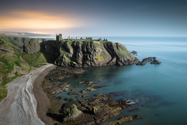 Dunnottar by Moonlight Print