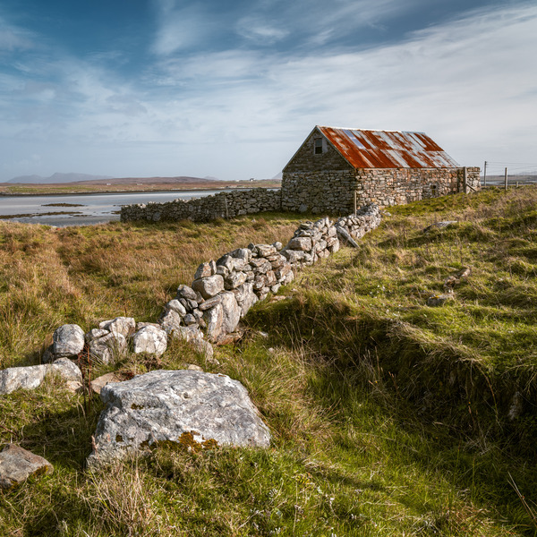 Baleshare Barn Print