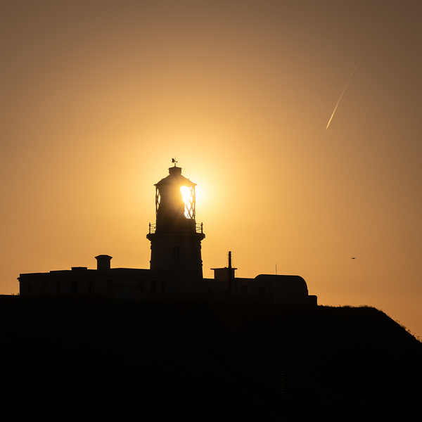 Strumble Head Lighthouse Silhouette Print