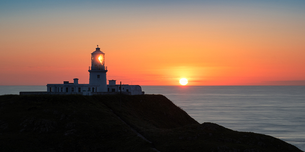 Strumble Head Sunset Panorama Print