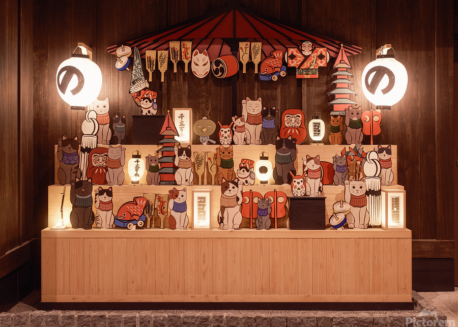 Lucky Charms in Asakusa  Print