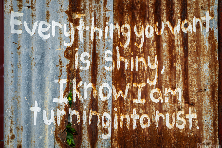 Turning Into Rust  Print