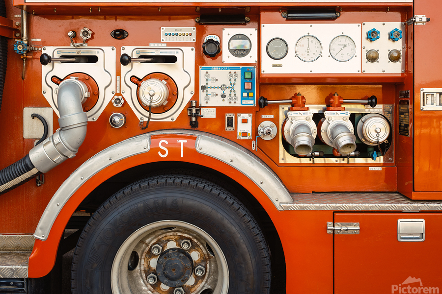 Kyoto Fire Engine  Print