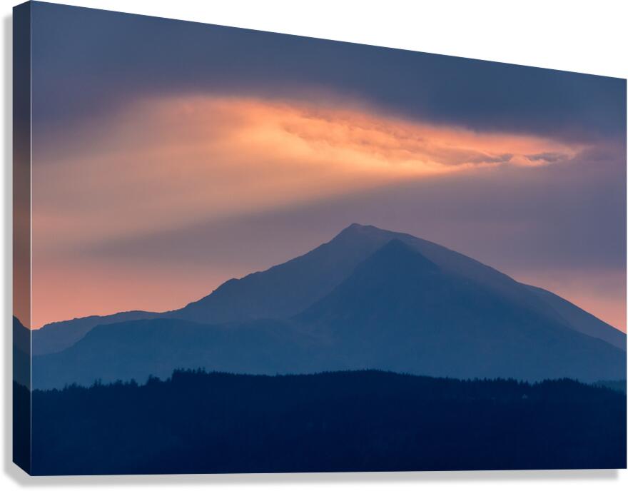 Last Light Over Snowdonia Canvas Print