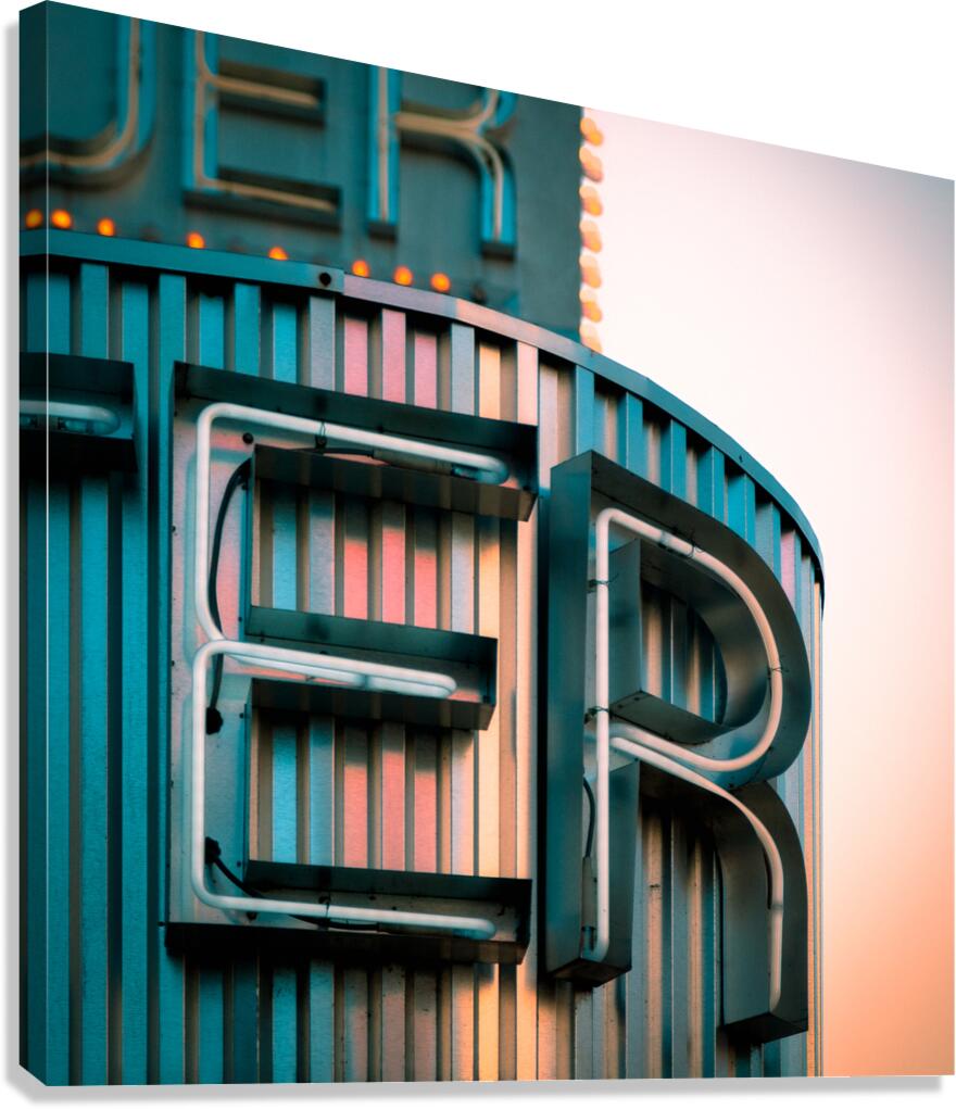 Tower Theater Sign Canvas Print