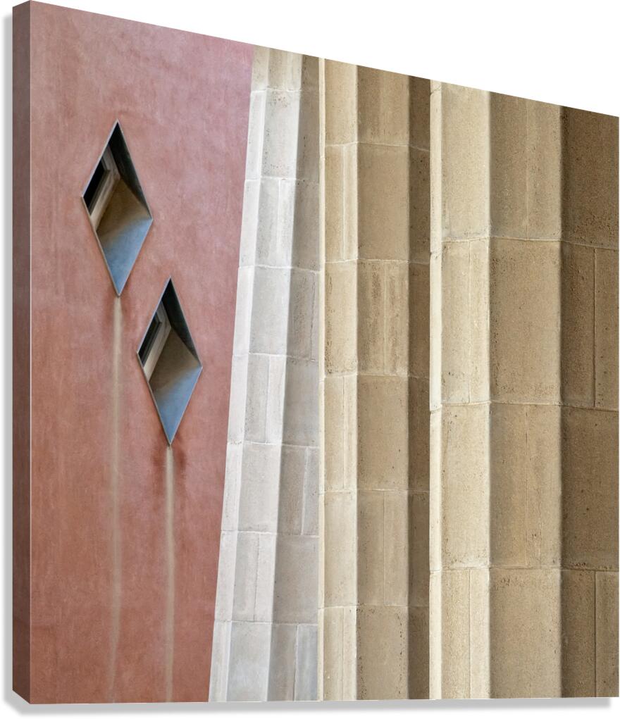 Park Guell Pillars Canvas Print