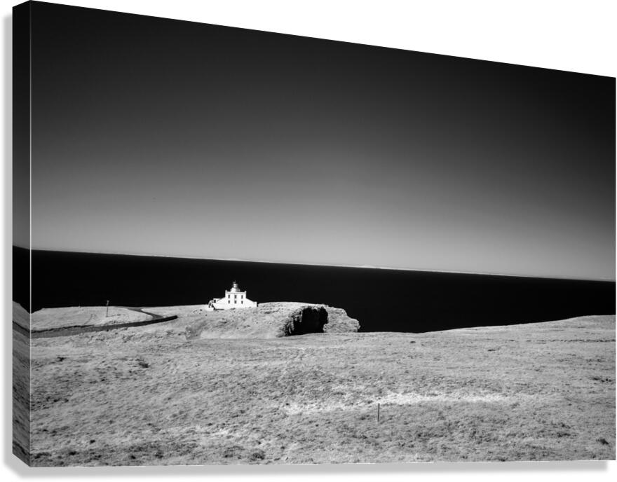 Stoer Lighthouse Infrared Canvas Print