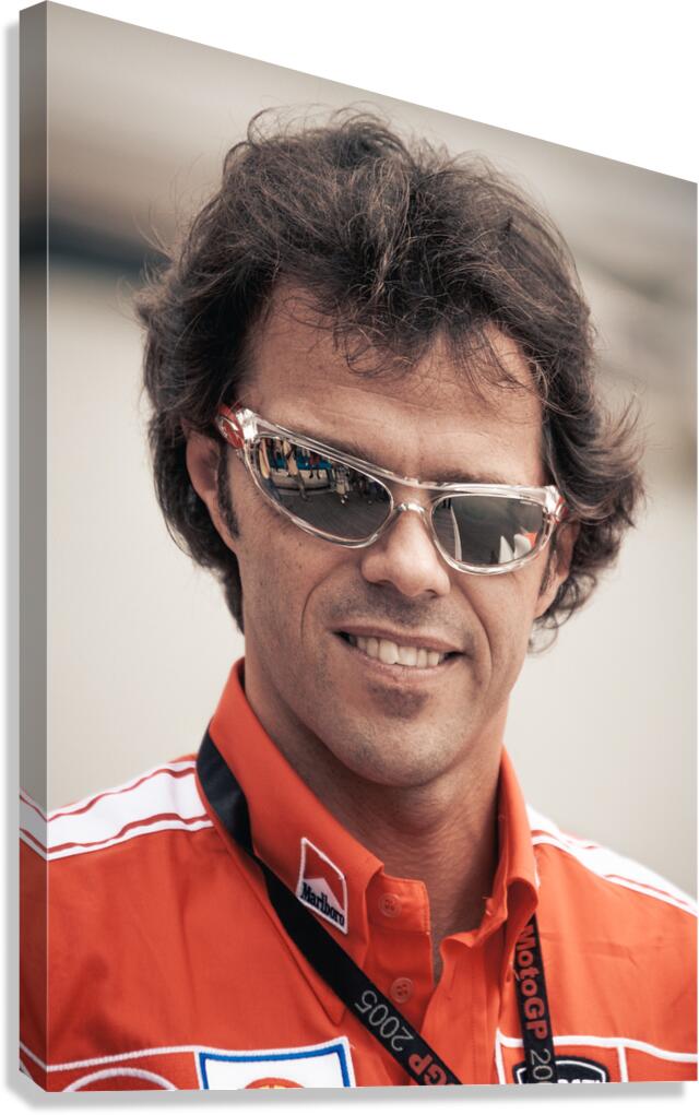 Loris Capirossi Canvas Print