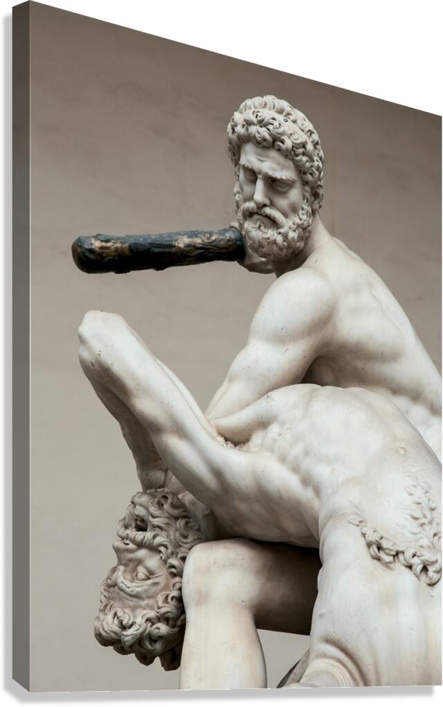 Hercules and the Centaur Nessus Canvas Print