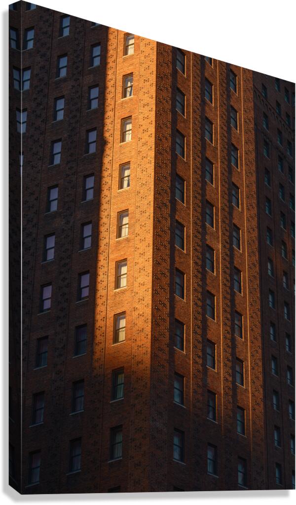 Last Light on the Allerton Hotel Canvas Print
