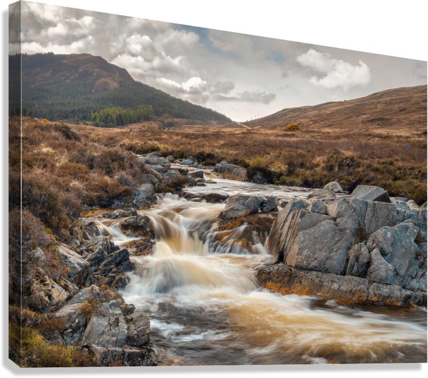 Glen Sannox Burn Canvas Print