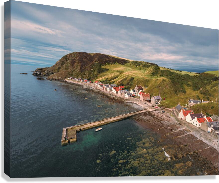 Crovie View Canvas Print