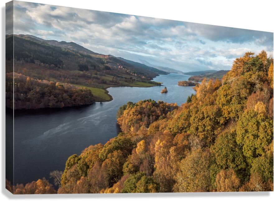 Loch Tummel Tranquility Canvas Print