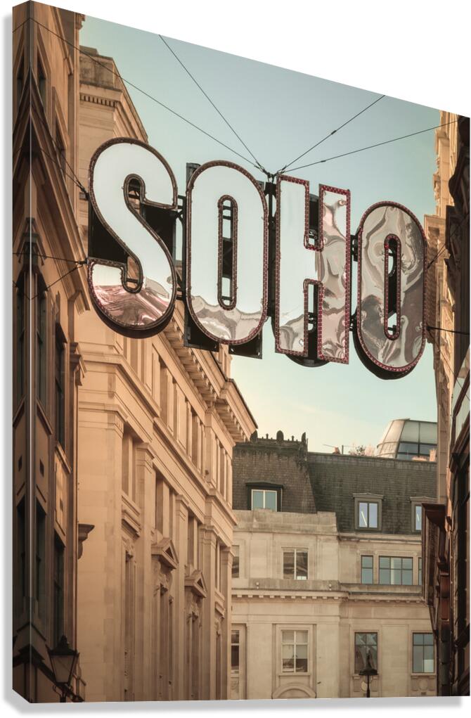 Soho Sign Canvas Print