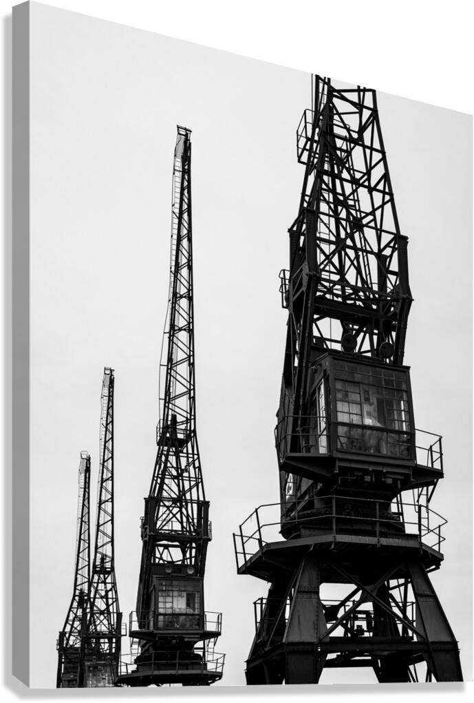 Bristol Cargo Cranes Canvas Print