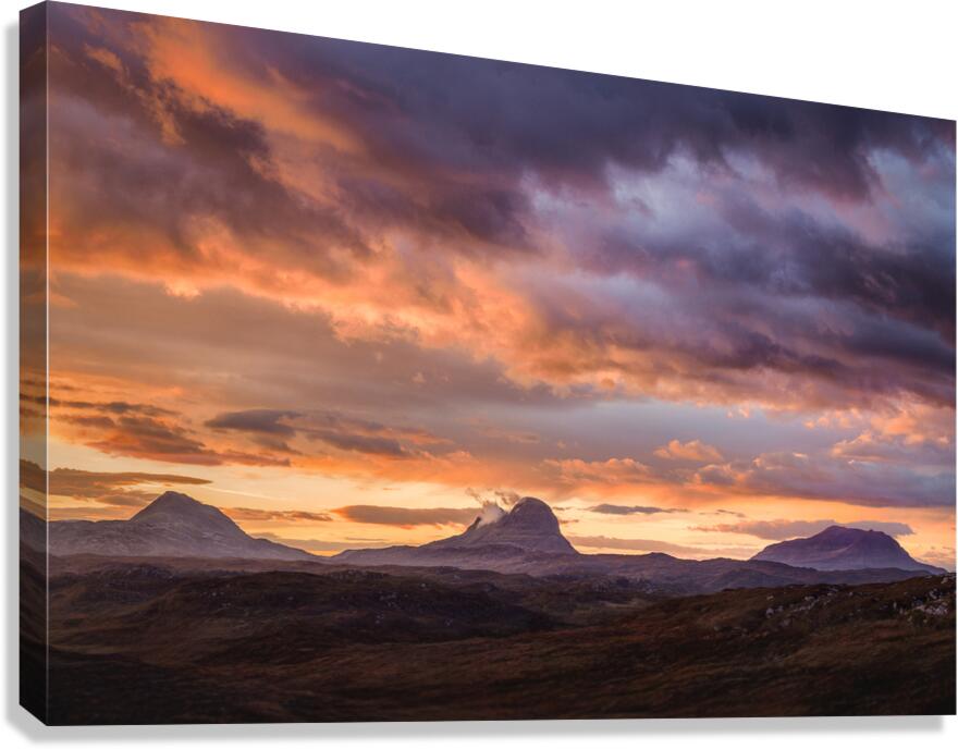 Lochinver Sunrise Canvas Print