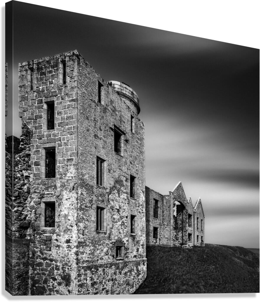 Slains Castle Remains Canvas Print