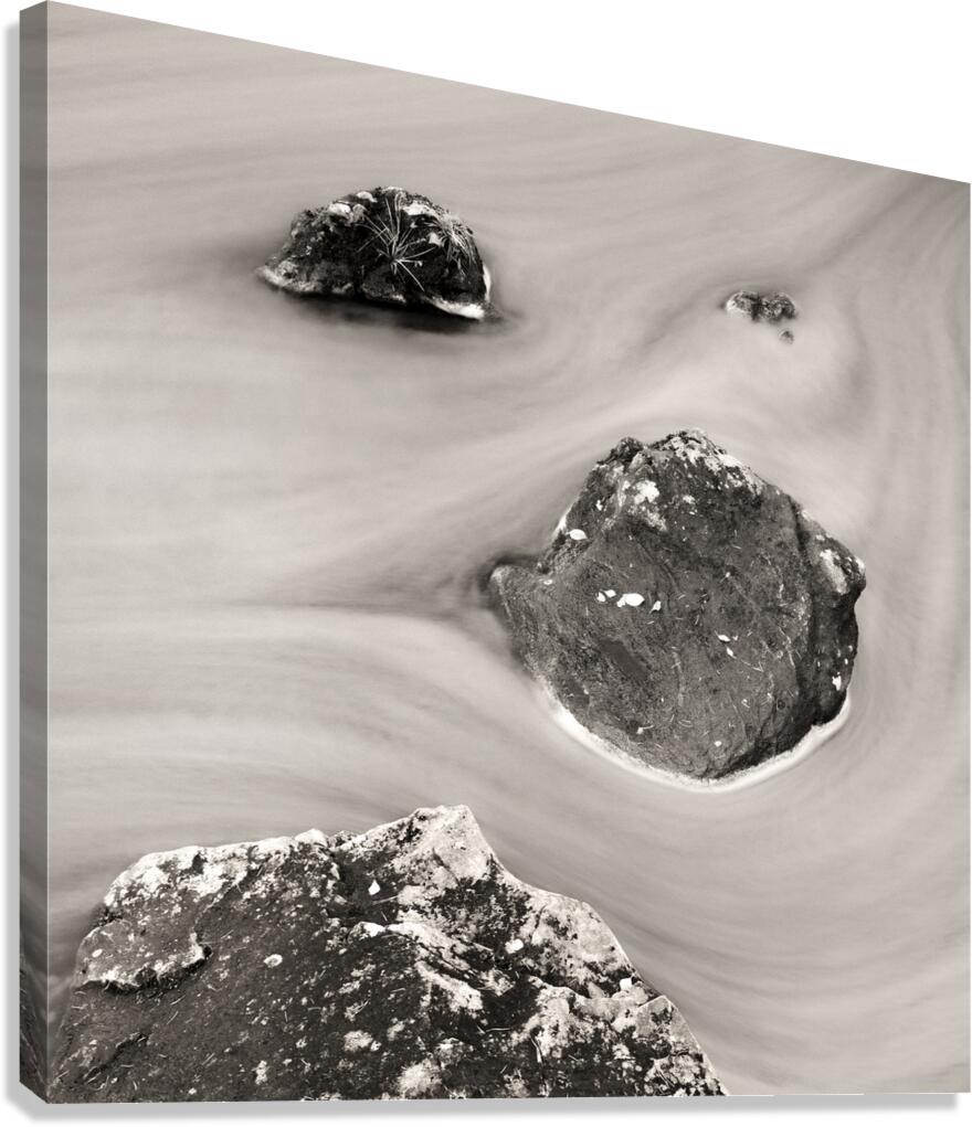 River Tummel Rocks Canvas Print