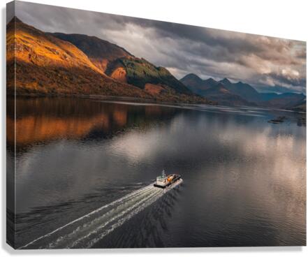 Heading to the Fish Farm Canvas Print