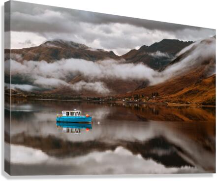 Loch Duich Fishing Boat Canvas Print
