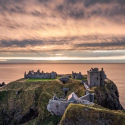 Sunrise Over Dunnottar
