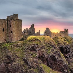 Daybreak at Dunnottar