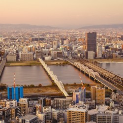 Evening Over the Yodogawa River