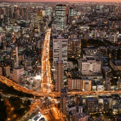 Sakurada Dori at Night